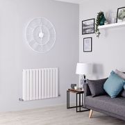 Design Radiator Horizontaal Wit | H. 63,5cm x Kies De Breedte | Delta