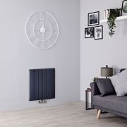 Design Radiator Horizontaal Aluminium Antraciet H.60cm x  Kies De Breedte | Aurora