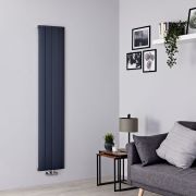 Design Radiator Verticaal Aluminium Antraciet Kies De Afmeting | Aurora