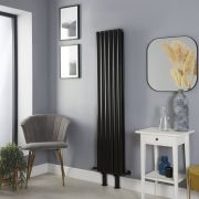 Design Radiator Verticaal met Radiatorpoten Zwart| Keuze Afmeting & Uitvoering | Revive