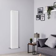 Design Radiator Verticaal Wit | Keuze Afmeting | Enkel- of Dubbelpaneel Ontwerp | Revive