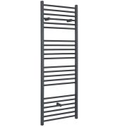 Elektrische Handdoekradiator Incl. Standaard Verwarmingselement Vlak Antraciet 60 x 160cm | Artle