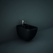 Hangend Vierkant Bidet - Mat Zwart | RAK Feeling x Hudson Reed