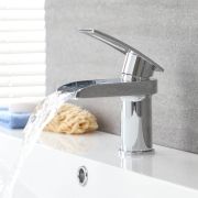 Wastafelmengkraan 1-Gats met Watervaluitloop Chroom | Select