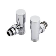 Radiatorkranen  Haaks Chroom | Keuze van Adapters