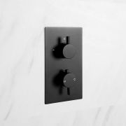 Nox 1-weg Thermostatische Douchekraan Inbouw Zwart