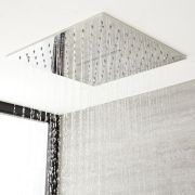 Douchekop Plafond met Waterval 40 x 40cm Chroom | Kubix