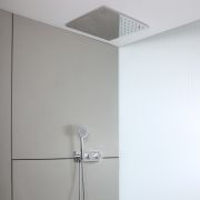 Thermostatische Douchekraan met Omstel 2-Weg Inbouw Modern met Plafond Douchekop en Handdouche | Keuze Afwerking | Lune
