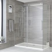 Douche Schuifdeur Frameloos | Kies de Afmeting | Douchezijwand Optioneel | Portland