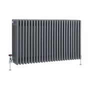 Radiator Klassiek Vier Kolommen Horizontaal 60cm x 119cm Antraciet | Windsor