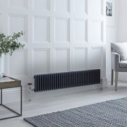 Kolomradiator CV Horizontaal 3-Koloms Klassiek 30cm x 159,5cm - Antraciet | Windsor