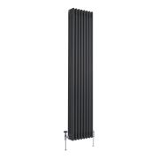 Kolomradiator Verticaal Klassiek 4-Kolommen 180cm x 38cm Antraciet  | Windsor
