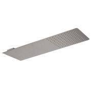 Douchekop met Waterval 20 x 50cm Geborsteld Nikkel | Harting