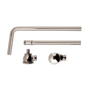 Badafvoercombinatie: Overloop en Pop-Up Afvoerplug - Nikkel