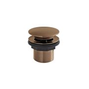 Pop-Up Afvoerplug 60mm voor Bad zonder Overloop - Geborsteld Koper