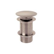 Pop-Up Afvoerplug voor Wastafel zonder Overloop - Geborsteld Nikkel