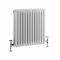 Kolomradiator CV Horizontaal 3-Koloms Klassiek 60cm x 60,5cm - Wit | Windsor