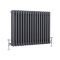Kolomradiator CV Horizontaal 3-Koloms Klassiek 60cm x 78,5cm - Antraciet | Windsor