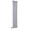 Design Radiator CV Verticaal (Enkel Paneel) Modern 160cm x 35,4cm - Zilver | Sloane