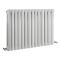 Design Radiator CV Horizontaal (Dubbel Paneel) Modern 63,5cm x 86,3cm - Wit | Saffre