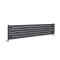 Design Radiator Horizontaal Vlak Enkel Paneel 160cm x  35,4cm - Zwart | Sloane