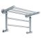 Handdoekradiator met Aanvullend Uitstekend Handdoekrek 29,4cm x 53,2cm - Chroom | Pendle
