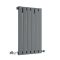 Horizontale Design Radiator Enkel Paneel 63,5cm x 42cm - Antraciet | Delta