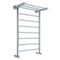 Handdoekradiator met Aanvullend Uitstekend Handdoekrek 79,4cm x 53,2cm - Chroom | Pendle