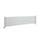 Design Radiator Horizontaal Vlak Enkel Paneel 160cm x 35,4cm - Zilver | Sloane