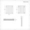 Design Radiator Antraciet Horizontale Aluminium DubbelPaneel 59cm x 60cm |Revive Air