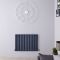 Design Radiator Antraciet Horizontale Aluminium DubbelPaneel 83cm x 60cm |Revive Air
