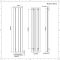 Design Radiator CV Verticaal Modern 180cm x 37,5cm - Wit | Aurora