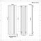 Design Radiator CV Verticaal (Enkel Paneel) Modern 180cm x 47cm - Wit | Aurora
