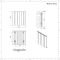 Design Radiator CV Horizontaal Modern 60cm x 56,5cm - Wit | Aurora