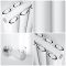 Design Radiator Wit Horizontale Aluminium DubbelPaneel 107cm x 60cm |Revive Air