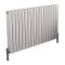 Design Radiator Wit Horizontale Aluminium DubbelPaneel 107cm x 60cm |Revive Air