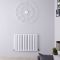 Design Radiator Wit Horizontale Aluminium DubbelPaneel 83cm x 60cm |Revive Air