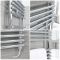 Elektrische Handdoekradiator Chroom | Keuze Afmeting En Verwarmingselement | Optionele Kabelafdekking  | Arno