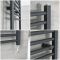 Elektrische Handdoekradiator Incl. Standaard Verwarmingselement Vlak Antraciet 80 x 150cm | Artle