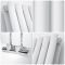 Design Radiator Verticaal Middenaansluiting Wit | Keuze Afmeting | Watt | Revive Caldae