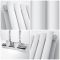 Design Radiator CV Horizontaal (Dubbel Paneel) Modern 63,5cm x 100cm - Wit | Revive Caldae