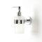 Zeepdispenser Modern Muurgemonteerd Matglas en Chroom | Como