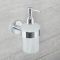 Zeepdispenser Modern Muurgemonteerd Matglas en Chroom | Como