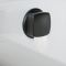 Badvuller en Overloop Combinatie met Pop-up Afvoerplug Modern - Zwart | Preto