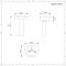 Wastafel met Zuil 50cm 1 x Kraangat Wit | Covelly