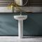 Wastafel met Zuil 50cm 1 x Kraangat Wit | Covelly
