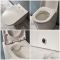 Staand Toilet Modern Wit met Softclose WC-bril | Alswear