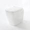 Toilet Staand Keramisch Vierkant Inclusief Soft-close WC-Bril Wit | Milton