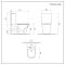 Duoblok Toilet Modern met Soft-Close Toiletzitting | Keuze Afwerking Spoelknop | Colby