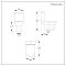 Duoblok Toilet - Achter Onder (AO) Aansluiting - Modern met Soft-Close Toiletzitting | Keuze Afwerking Spoelknop | Covelly
